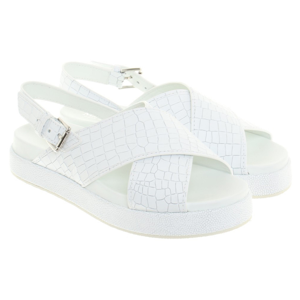 Max Mara Sandals in white