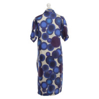 Dries Van Noten Silk dress with pattern