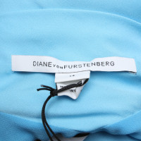 Diane Von Furstenberg Jurk in lichtblauw