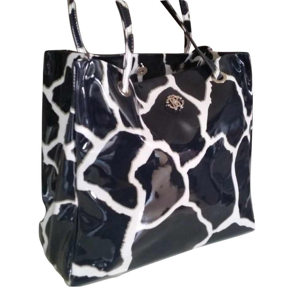 Roberto Cavalli Shopper mit Zebramuster