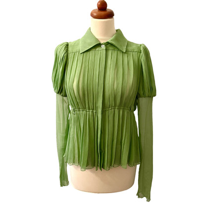 Chanel Bovenkleding Zijde in Groen