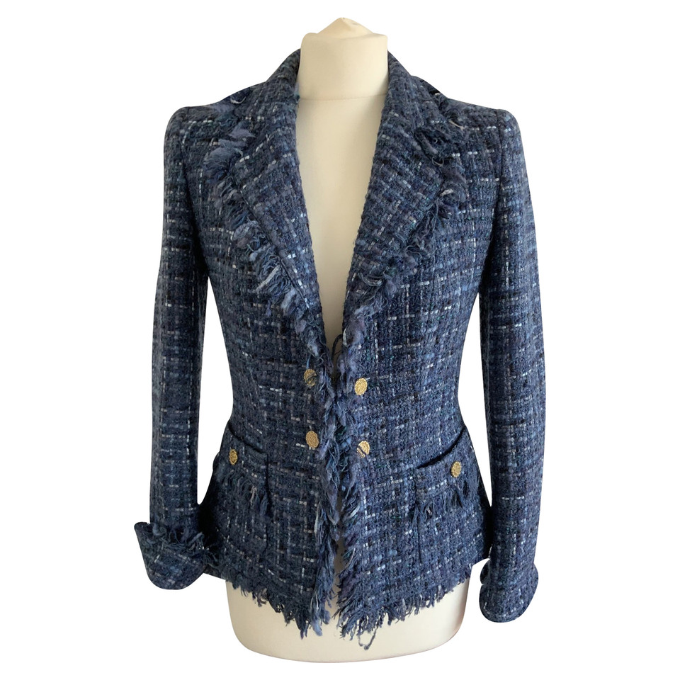 Luisa Spagnoli Jacke/Mantel in Blau