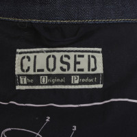 Closed Scuro giacca di jeans blu