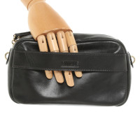 Cinque Clutch en Cuir en Noir