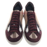 Burberry Chaussures à lacets avec motif nova check