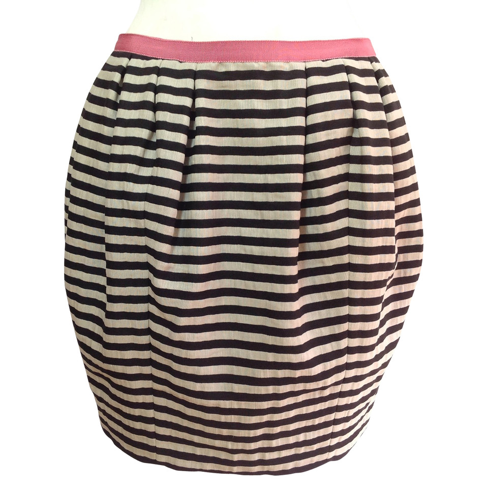 Moschino Cheap And Chic skirt with stripe pattern