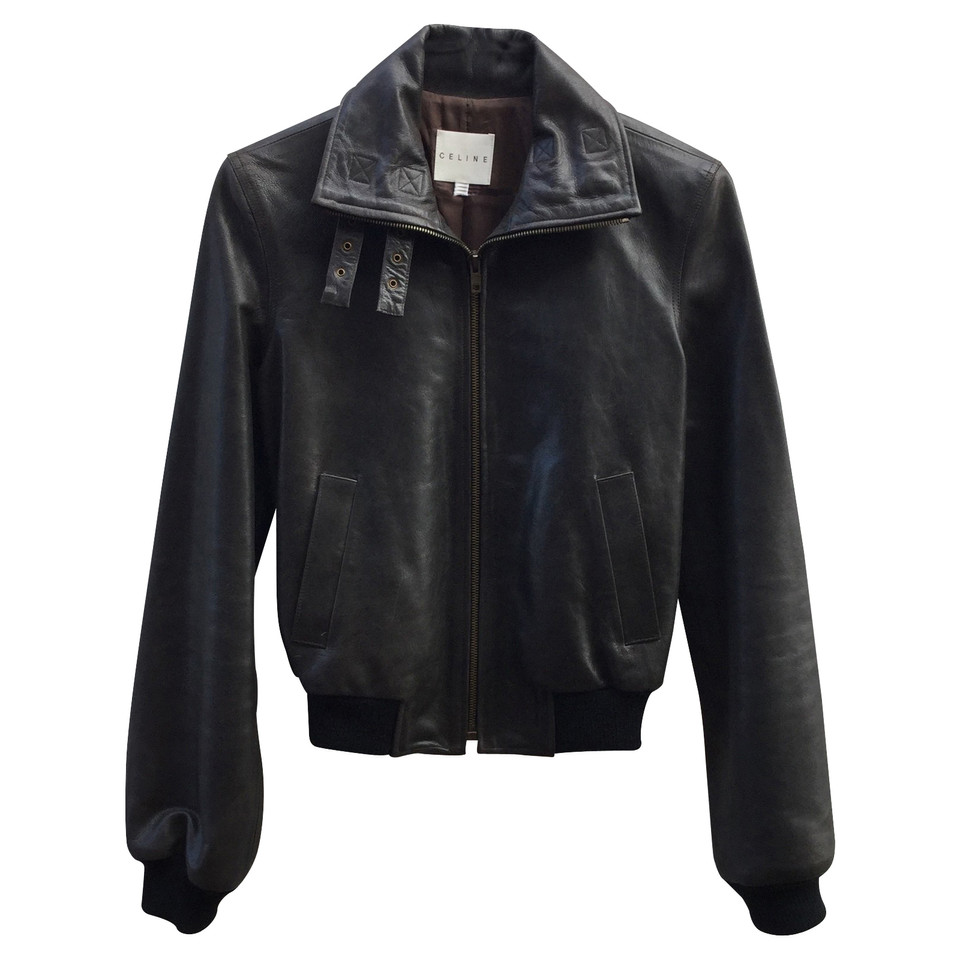 Céline leather jacket