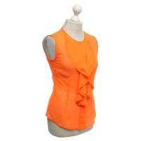 Other Designer Space blouse in neon orange