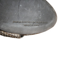 Ermanno Scervino Leather Sandals Python
