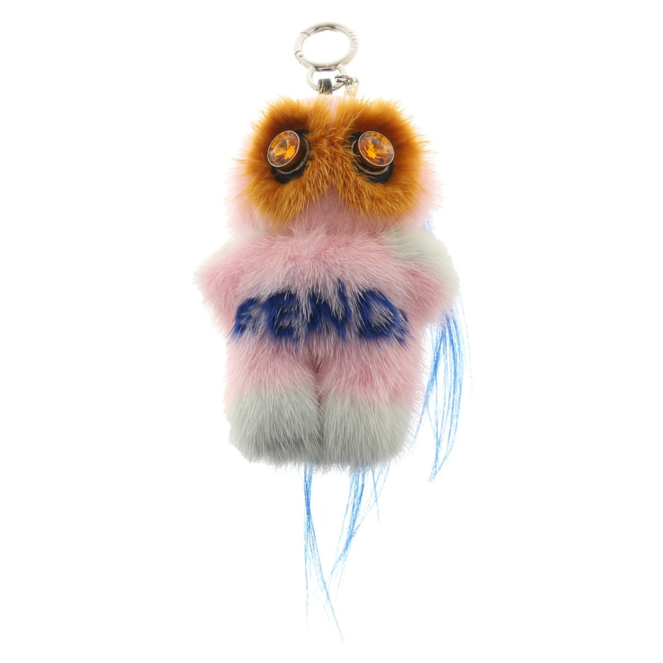 Fendi pendant with fur trim