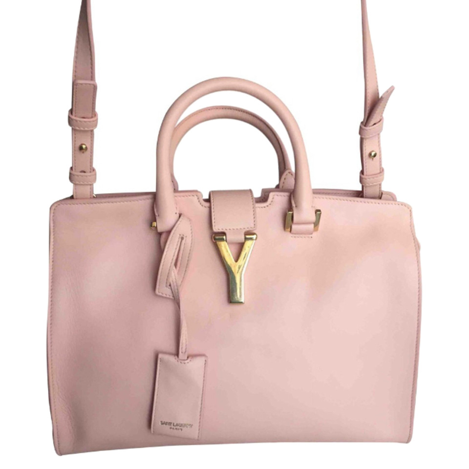 Saint Laurent Cabas Chyc en Cuir en Rose/pink