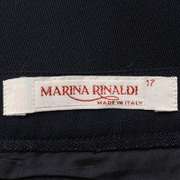 Marina Rinaldi Skirt Wool in Blue