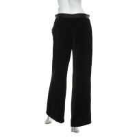 Armani Velvet trousers in black