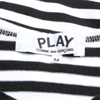 Comme Des Garçons top with stripe pattern