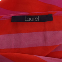 Laurèl Silk top with stripe pattern