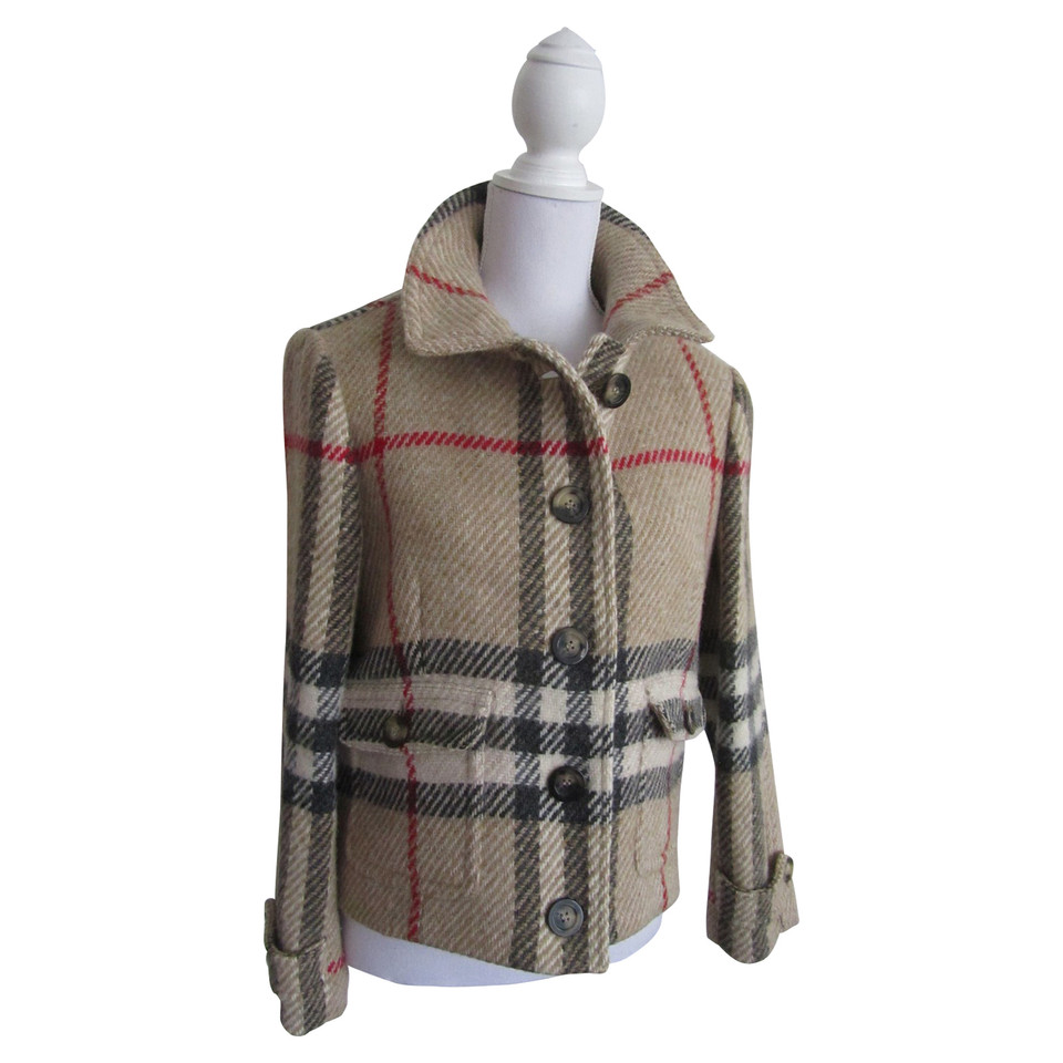 Burberry Short checked jacket
