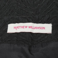 Matthew Williamson Rock aus Leinen in Schwarz