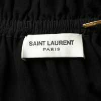 Saint Laurent Top Silk in Black
