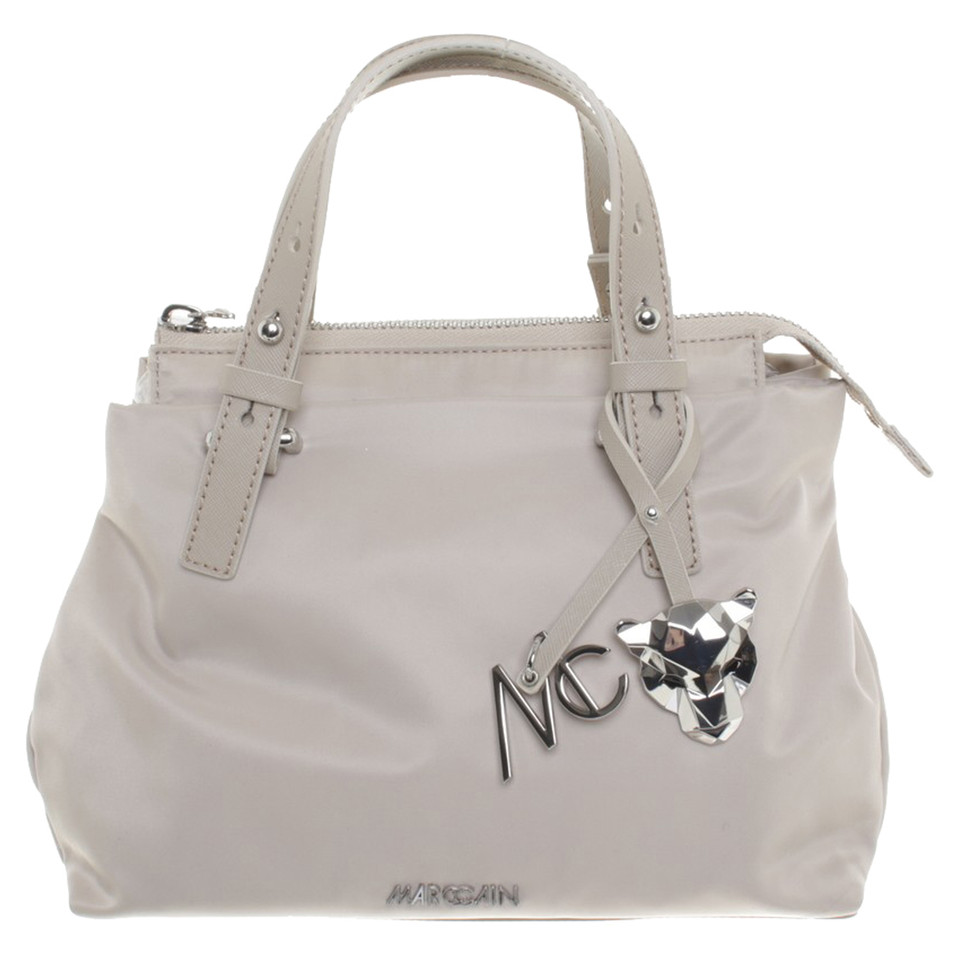 Marc Cain Hand bag with logo-pendant