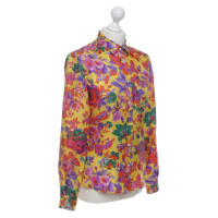 Etro blouse en soie avec imprimé floral
