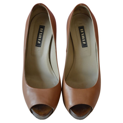 Le Silla  Pumps/Peeptoes Leather in Brown