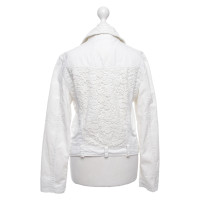 Guess Veste/Manteau en Coton en Blanc