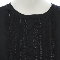 Antik Batik Bluse in Schwarz