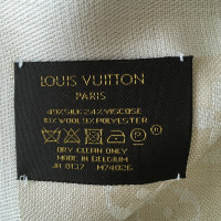 Louis Vuitton Sciarpa à Seta en Beige