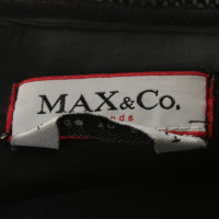 Max & Co Jupe en tweed noir / blanc