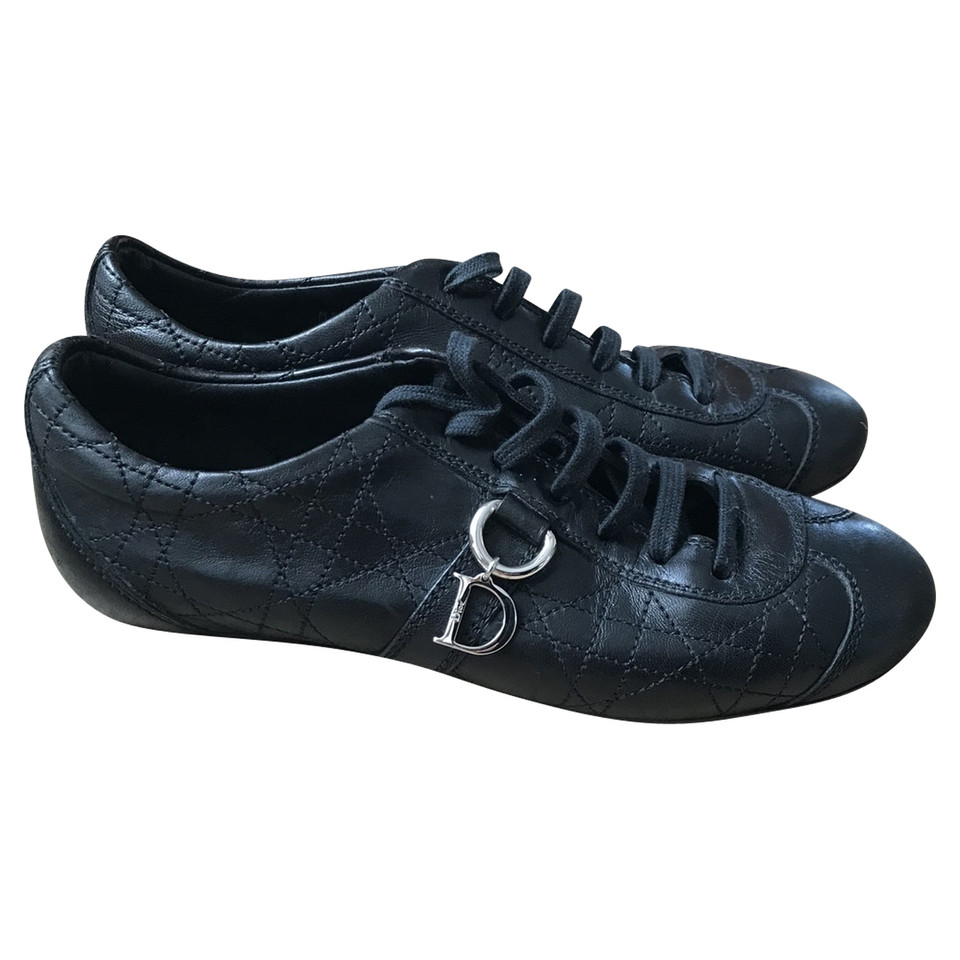 Christian Dior Trainers Leather in Black