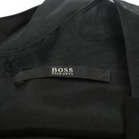 Hugo Boss Seidenkleid in Schwarz