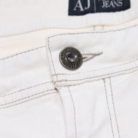 Armani Jeans Jeans Katoen in Crème