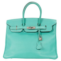 Hermès Birkin Bag 35 Leather in Turquoise