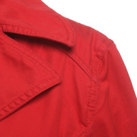 Barbour Lange jas in rood