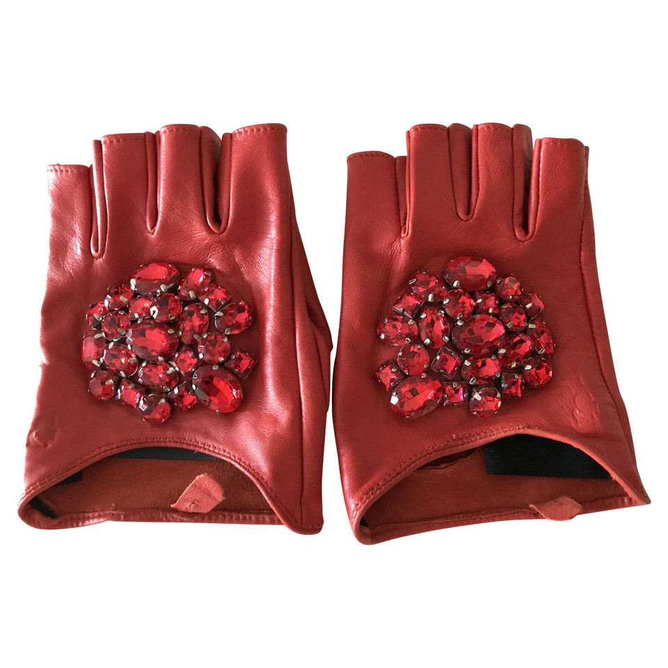 Karl Lagerfeld Handschuhe in Rot