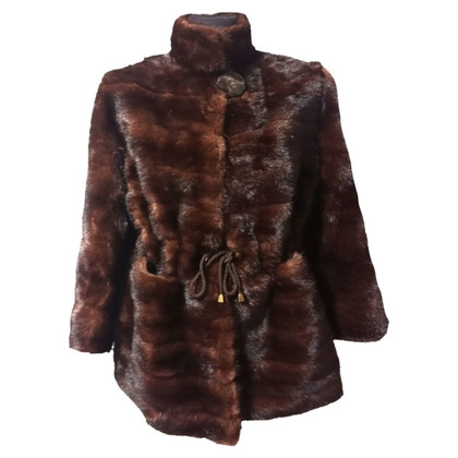 Dolce & Gabbana Jacket/Coat Fur in Brown