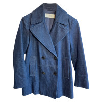 Closed Jacket/Coat Cotton in Blue