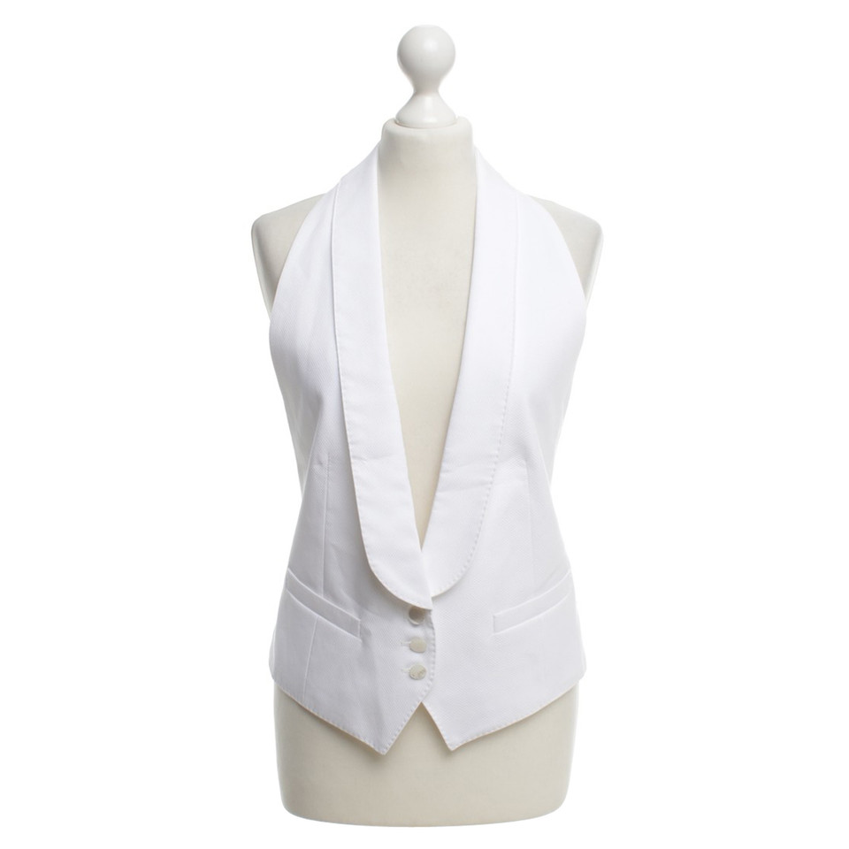 Dries Van Noten Vest in White