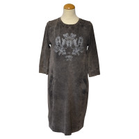 Marc Cain Kleid aus Baumwolle in Grau