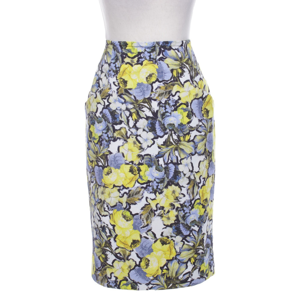 Erdem skirt with floral print