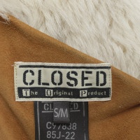 Closed Bont vest in bruine