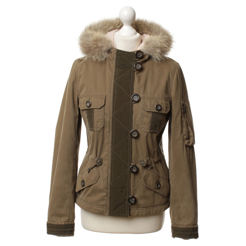 Moschino Cheap And Chic Fur hooded jacket
