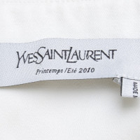 Yves Saint Laurent Pantalon en blanc