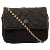 Chanel Handtasche aus Seide in Schwarz