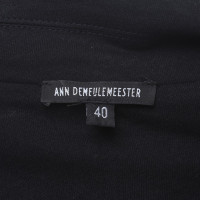 Ann Demeulemeester Jersey jacket in black