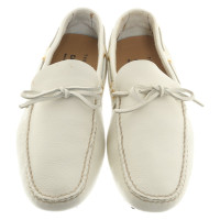 Car Shoe Loafers in cream