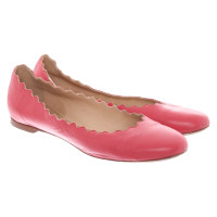 Chloé Slipper/Ballerinas aus Leder in Rosa / Pink