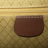 Gucci  Gucci suede and leather horsbit flapbag