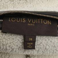 Louis Vuitton Lammfellmantel in zwart