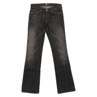 7 For All Mankind Jeans in Cotone in Grigio